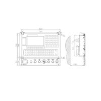 GUNT-335iMa 3-4Axis Fraiseuse CNC Controle System Kit PLC Controllers Similaire à GSK CNC Controller Handle