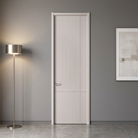 Panneau de porte en mélamine couleur personnalisée HDF MDF 3,7 mm, conception de logo OEM ODM, usine de panneaux de porte