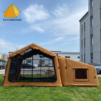 Tentes pneumatiques de camping, abri dôme gonflable pour situations d'urgence, tente portable à montage rapide