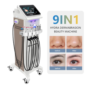 Machine de beauté Hydra Dermabrasion 9 en 1, sondes multiples, nettoyage en profondeur de la peau, élimination des points noirs, blanchiment de la peau, hydratation, lifting - Product Image 4