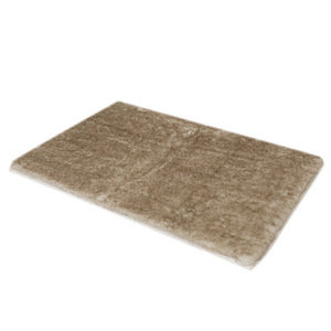 Alfombra de baño rectangular moderna de color sólido, de fibra de poliéster, suave, para uso en el hogar, baño, dormitorio y sala de estar. - Product Image 5