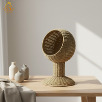 Lit pour chat en osier de haute qualité EUR PET, maison surélevée pour chat, produit artisanal, meubles pour animaux de compagnie pour un usage domestique