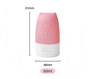 Envase tipo clamshell para subenvasado de botellas de plástico, económico, de fábrica, con acabado flocado, para macarons, botella vacía para viaje - Product Image 5