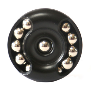 Anneau de décompression EDC en métal, style Fidget Spinner, avec perles Papa Bead, en alliage et plastique, pour le soulagement du stress, produit transfrontalier - Product Image 1