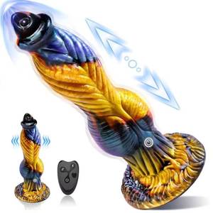 Grand Dildo XXL en forme de Pistolet, Poupée Géante, Serpent Long, Démon, Robot, Grand Dragon, Machine en Caoutchouc, 10 Pouces, Sous-vêtements, Dro, Succion, 4-en-1 - Product Image 1