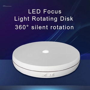 Giá Trưng Bày Xoay 360 Độ Bàn Xoay Đèn Led 25Cm Bàn Xoay Để Chụp Ảnh - Product Image 3