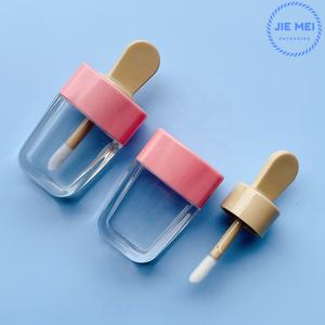JIE MEI Stock Ice Cream เปล่าเปล่าลิปกลอส,เครื่องสำอาง DIY น่ารักหลอดลิปเคลือบขวดสำหรับเด็ก - Product Image 5