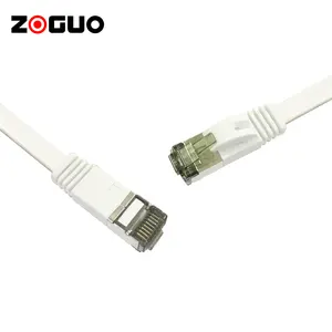 Cáp Nối Cáp Ethernet Cáp Mạng CAT7 Dẹt Mạ Vàng Có Đầu Cắm RJ45 Cho Bộ Định Tuyến/Modem/NAS