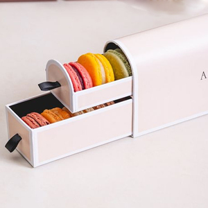 High quality eco recycle macaron box wholesale cookies packaging for macarons package box custom macaron boxes