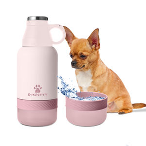 2 in 1 도매 야외 휴대용 여행 접이식 TPR 접을 수있는 고양이 그릇 애완 동물 먹이 접는 개 물 그릇 - Product Image 6