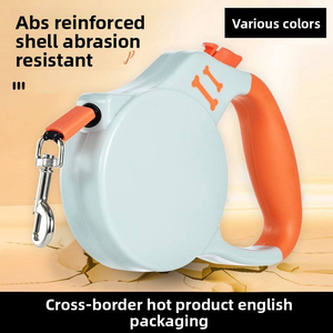 Bestseller Luxury Personalized Modern Cartoon Solid Dog Leash LED <b>Lighting</b> Auto-Extendable Retractable ABS Material Outdoor - Product Image 4