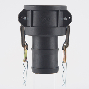 4 PP סוג צימוד מצמד DC סוג D אביזרי מצמד שחור OEM מרובע זכר דפוס רך Pvc נקבה צינור מחבר 6 חודשים