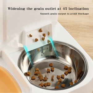 Gravidade automática Non Slip Pet Food Alimentador e Dispensador De Água 2 em 1 Dog <span class=keywords><strong>Cat</strong></span> Alimentação Beber Tigelas Fabricante - Product Image 5