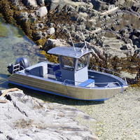 2025 KINOCEAN 5052 bateau de pêche en aluminium avec cabine pour lac extérieur surf Center Console vente en gros