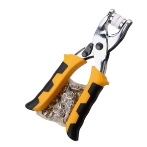 Snap Fastener Plier 1/2 In Jaw Chrome Vanadium Steel Household Tool - Product Image 2