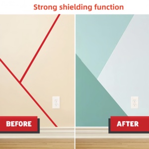 Chất lượng Tốt Màu Đỏ chết cắt kết cấu giấy masking <span class=keywords><strong>tape</strong></span> cho bao gồm với gạch và sơn lớp phủ - Product Image 2