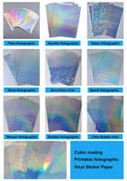 Rouleau imprimable jet d'encre vinyle étanche PET PP papier autocollant vinyle A4 A3 grand format papier autocollant