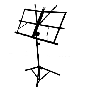 Supporto Musicale Regolabile in Ferro e Plastica Nero di Alta Qualità, Accessorio Professionale per Strumenti Musicali Made in China - Product Image 1