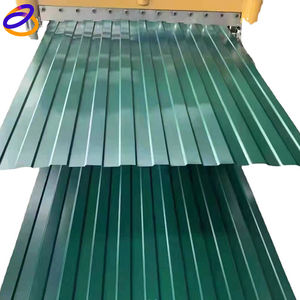 Tôles de toiture en métal ondulé de couleur PPGI standard ASTM, Z41-Z60, mi-dur, 4 pieds, acier Baowu, épaisseur 0,12-2 mm - Product Image 1