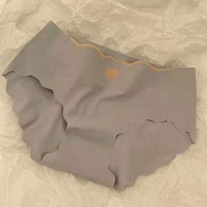 Ijs Zijde Naadloze Slip Ultradunne Mid-Taille Effen Kleur Culottes De Femmes Vrouwen Slipje - Product Image 4