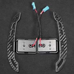 Paleta de cambio de fibra de carbono completamente magnética para volante BMW 1 2 3 <span class=keywords><strong>4</strong></span> 5 6 7 Serie F80 F82 F83 F90 F15 F16 F55 <span class=keywords><strong>Audi</strong></span> <span class=keywords><strong>B9</strong></span> C8 R8 - Product Image 2