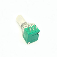 B5k 10k 20k 50k 100k 9mm potentiomètre rotatif potentiomètre double gang potentiomètre d'usine volumateur Rk097n