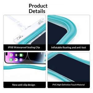 Nueva Funda Impermeable para Teléfono de PVC con Pantalla Táctil IPX8, Bolsa Impermeable para Teléfono para Natación, Buceo, Surf, Deportes Acuáticos - Product Image 2