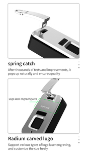 Lucchetto Intelligente con Impronta Digitale Integrata per Borse, <span class=keywords><strong>Antifurto</strong></span> con Archiviazione Cloud e SDK di Rete - Product Image 5