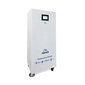 Baterai Lithium Lifepo4 terpasang di lantai baterai lithium portabel 102.4V 200Ah penyimpanan energi surya