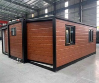 Maison préfabriquée en conteneur extensible pliable de 20 pieds 40 pieds Villa préfabriquée mobile petite Mini petite maison prête à l'emploi 2 3 4 chambres à coucher