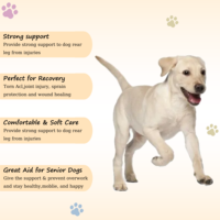 Manchon de protection de récupération avec logo personnalisé jarret de genou pour chien attelle articulaire ACL pour chien
