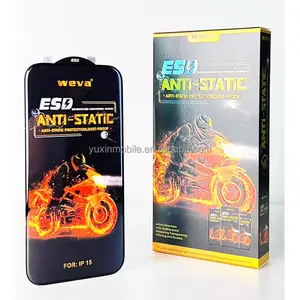 Protetor de tela de vidro temperado antiestático para iphone redmi spark go 2024, alta cola de alumínio 0.4mm