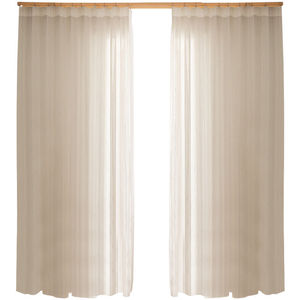 <span class=keywords><strong>Cortinas</strong></span> transparentes de estilo japonés para dormitorio, cortina de gasa transparente a rayas verticales, tul texturizado de lino para sala de estar - Product Image 6