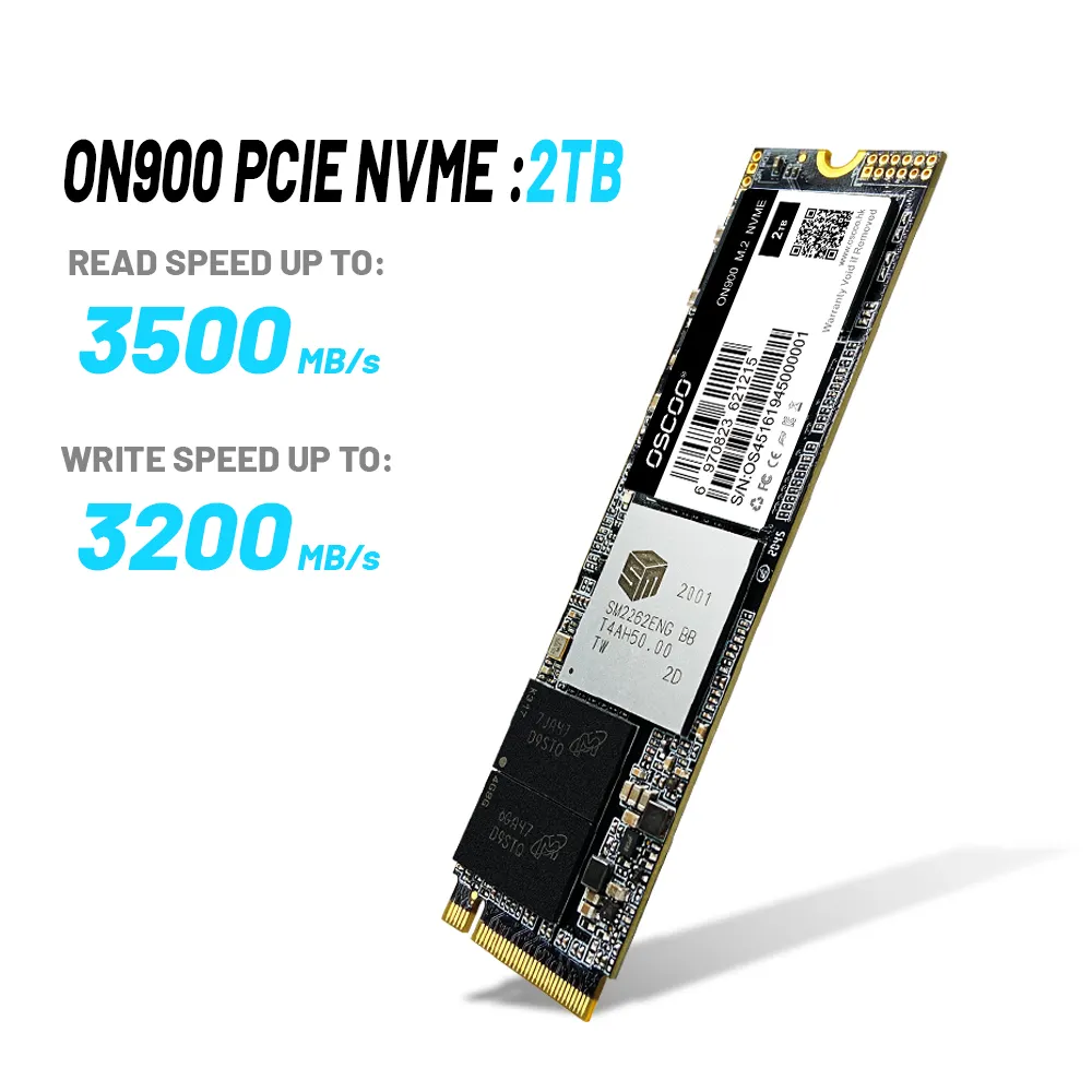 OSCOO NVME Hard Drives SSD M2 NVME PCIE3*4 2280 128GB 256GB 512GB 1TB Hard Disk Disco Duro for Laptop Desktop