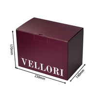 Caja de cartón plegable impresa con logotipo personalizado, con lengüeta para colgar, empaque plano para exhibición minorista, caja de embalaje de cartón para productos