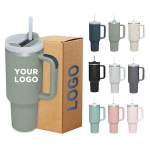 Vaso Térmico de Acero Inoxidable 18/8 de 40 oz con Logotipo Personalizado, Aislamiento Térmico de 12-24 Horas, Tapa y Pajita, Promociones Corporativas - Product Image 1