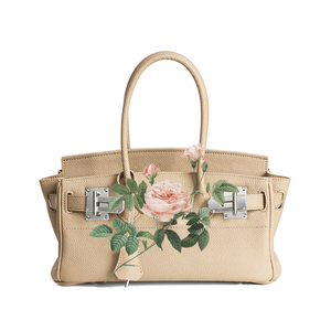 Sac fourre-tout de luxe en cuir pleine fleur de vachette véritable TOGO, grande capacité, durable, avec fermoir à fermoirs, pour femme, idéal pour les voyages - Product Image 2