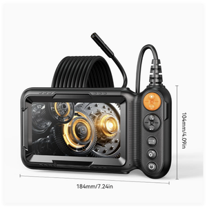 Nouveau boroscope industriel à double <span class=keywords><strong>objectif</strong></span> de 8 mm avec écran HD IPS de 5 pouces pour l'inspection des climatiseurs, des moteurs de voitures et des conduites - Product Image 2