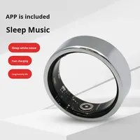 Nouvelle bague connectée KR3 2026 pour femmes et hommes, moniteur de fréquence cardiaque, de variabilité de la fréquence cardiaque (VFC) et de sommeil, étanche IP68, bague connectée fine, tracker d'activité physique, cadeau