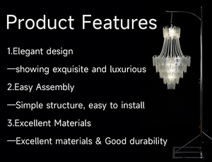 폭발적인 인기 신제품 웨딩 소품 T-스테이지 장식 조명 아크릴 크리스탈 아이스 스트립 로드 램프 무대 레이아웃 램프 - Product Image 3