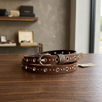 Ceinture décontractée en PU avec boucle en alliage