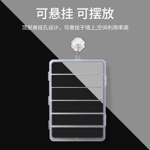 Boîte à leurres portable grande capacité à six compartiments en plastique PP transparent, boîte de rangement multifonctionnelle pour appâts, leurres pour rivière et ruisseau - Product Image 1