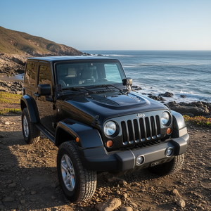 Capó de Repuesto Metálico con Ventilación para Disipación de Calor, Negro, para Jeep Wrangler JK JKU 2007-2017, Edición 10.º Aniversario - Product Image 2