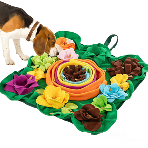 Tapis de recherche olfactive pour <span class=keywords><strong>chien</strong></span> en feutre, jouet puzzle interactif, mangeoire lente, enrichissement pour animaux, multicouche, antidérapant, conception d'entraînement - Product Image 6