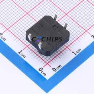 TS-1094-A12B2-D1 Tactile Switch Through hole-4P,12x12mm Switch Single Pole Single Throw Round Button 1.8N Through Hole - Product Image 2