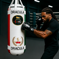 Sacs de frappe de boxe en cuir microfibre de haute qualité en gros de l'usine Rongan – Équipement d'entraînement de boxe MMA