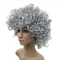 Perruque synthétique courte bouclée et moelleuse pour femme, perruque naturelle douce pour tous les jours, fête, cosplay, costume