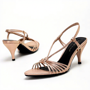4301B-1 Sandales Personnalisées en Gros pour Femmes, Chaussures de Danse <span class=keywords><strong>Latine</strong></span> Élégantes de Mode d'Été - Product Image 1