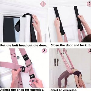 Adjustable Durable Anti-Gravity Inversion Gym Training Device Aerial Yoga Strap Hammock <b>Swing</b> Stretching Belt Polyester/Nylon - Product Image 6
