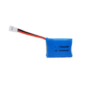 מותאם אישית 752025 200mah 3.7v ליתיום פולימר סוללה ליתיום יון נטענת תאי סוללות Lipo סוללות חבילה - Product Image 5